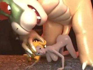 Perizada peach fucked by bowser