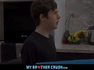 Twink Step Brother With A Nice Big Thick shaft Dakota Lovell Fucked By Cub Step Brother Scott Demarco In Family Kitchen